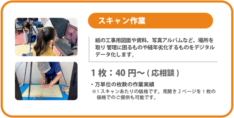 スキャン作業
